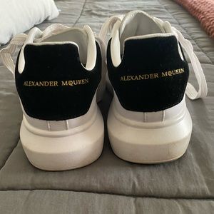 White platform sneakers
